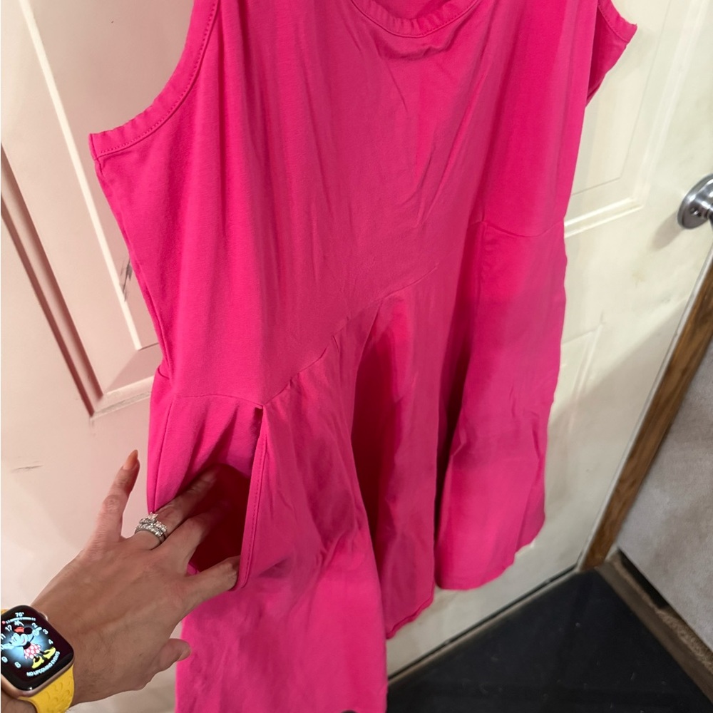 Torrid Bright Pink Foxy Dress - Picture 2 of 6
